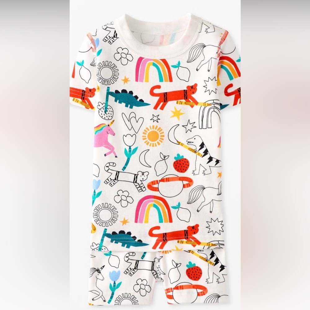 Girls Summer PJ sets Lot - Picture 3 of 5